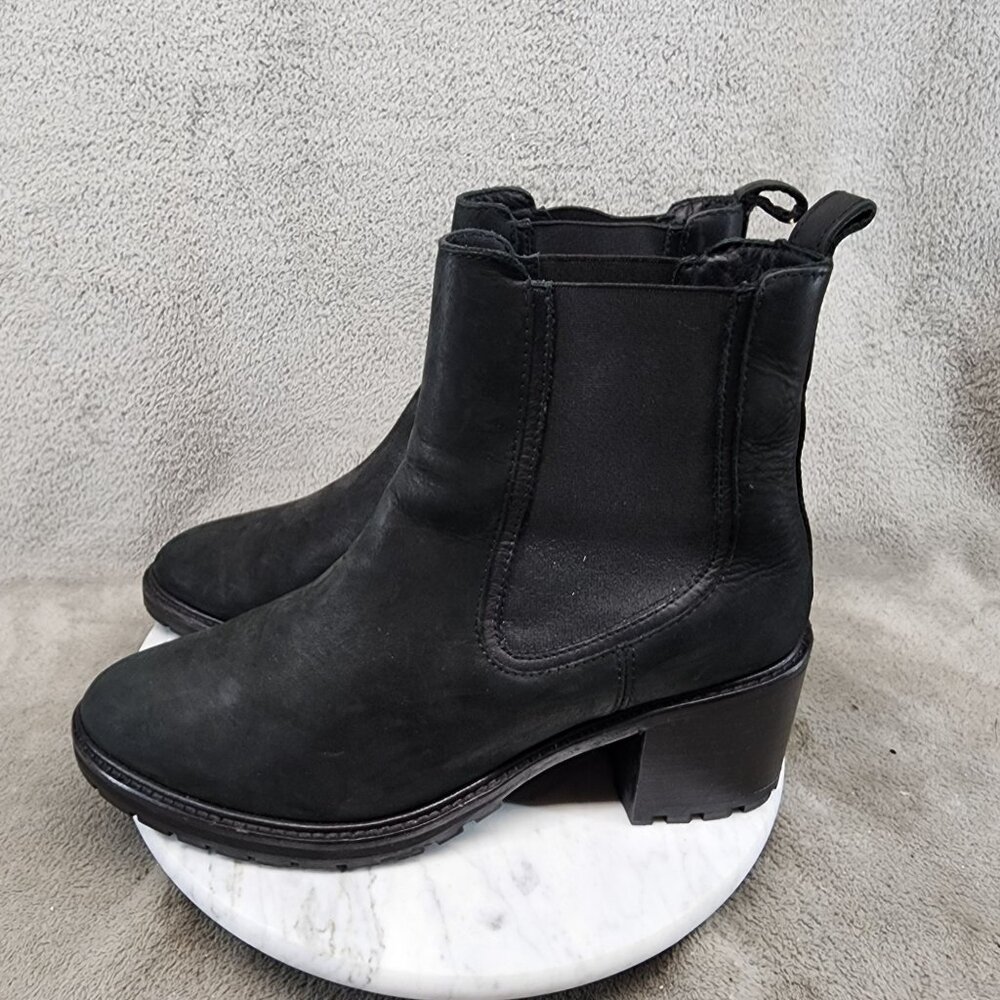 Thursday Shoes Womens Size 10.5 Black Leather Everyday Chelsea Boot